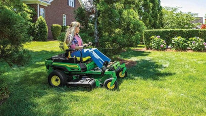 60V 42” Electric CrossoverZ Zero Turn Mower with (6) 8 Ah Batteries and (3) Dual Port Turbo Chargers